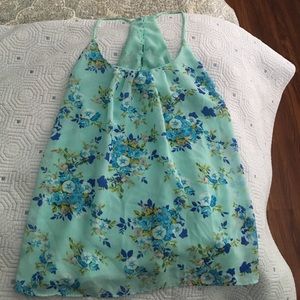 Floral tank top