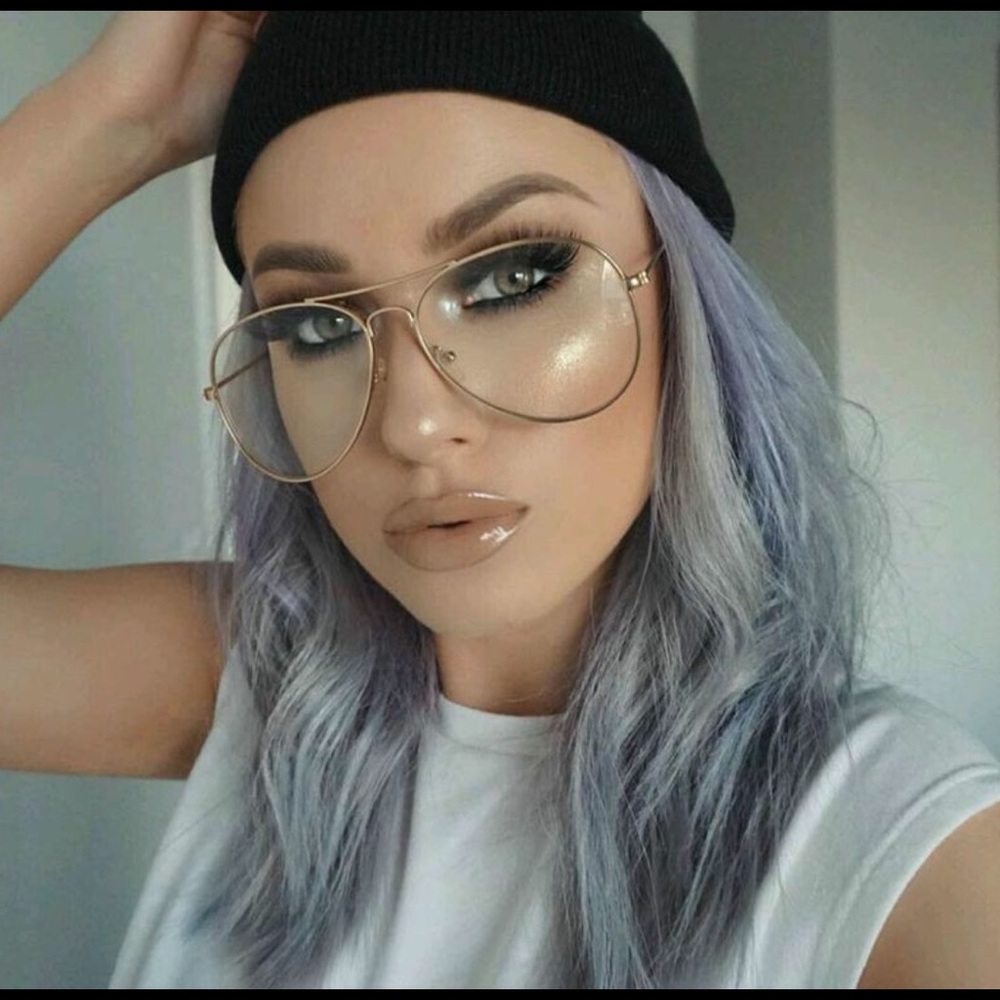 Classic vantage clear Lens Aviator Glasses