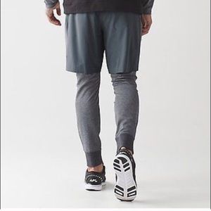 Men's lululemon one two joggers/shorts size large