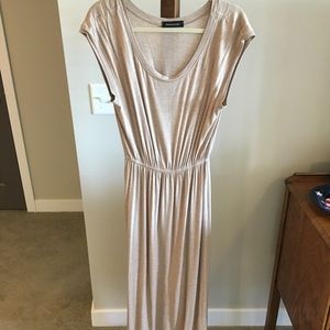 Tan maxi dress