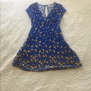 Free People Blue and Yellow dress