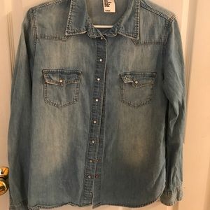 H&M denim shirt