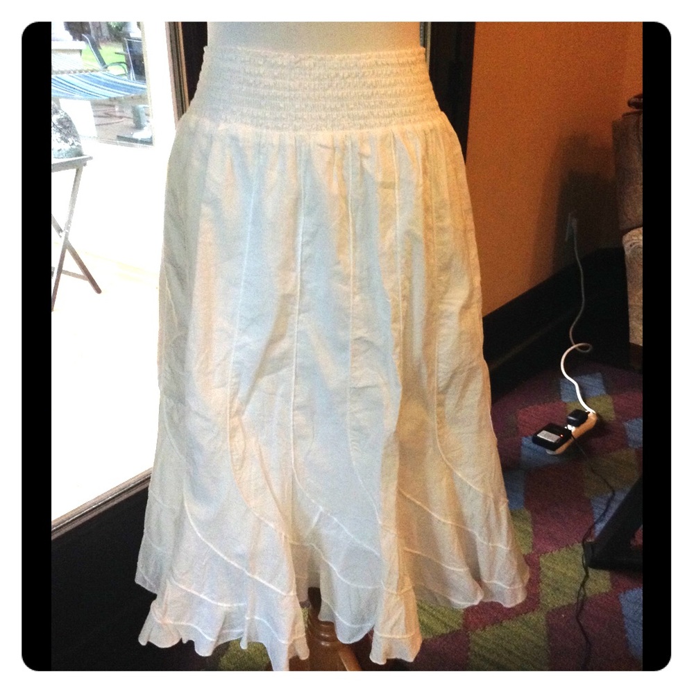 White skirt size medium