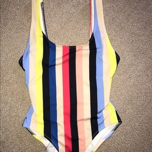 Solid and Striped Anne Marie one piece