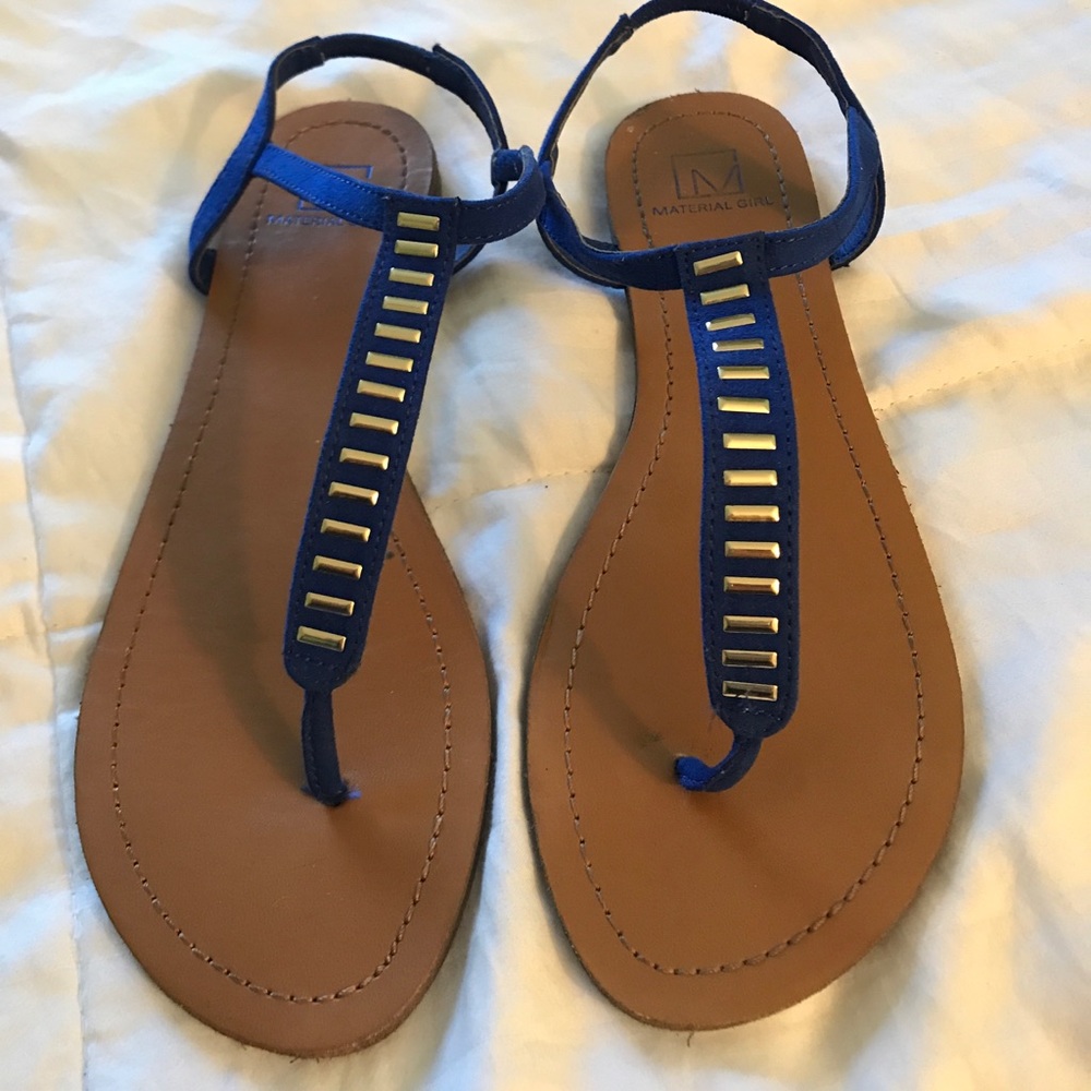 Material girl navy blue sandals