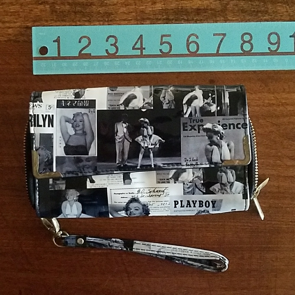 Marilyn Monroe clutch wristlet