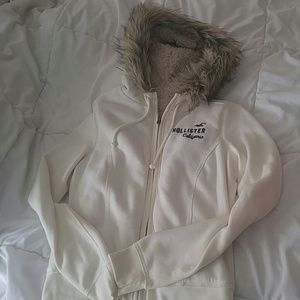 Fur-lined Hollister Hooded Sweatshirt