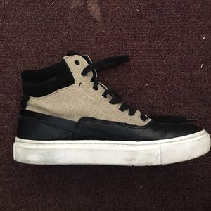 Vince Newman leather high top sneakers