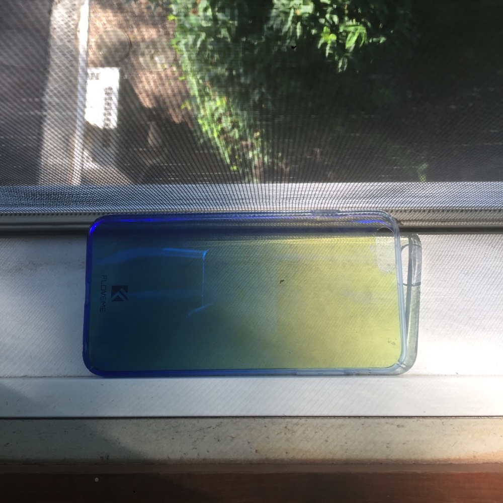 iPhone 6/6s plus blue gradient phone case