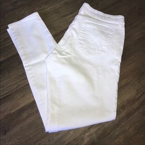 Kut from the Kloth kftk white skinny jeans 12