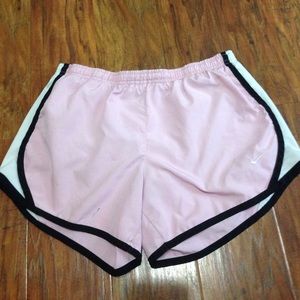 Nike pink running shorts
