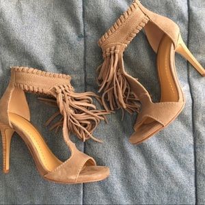 Chinese Laundry tassel heels