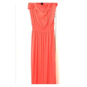 A maxi dress