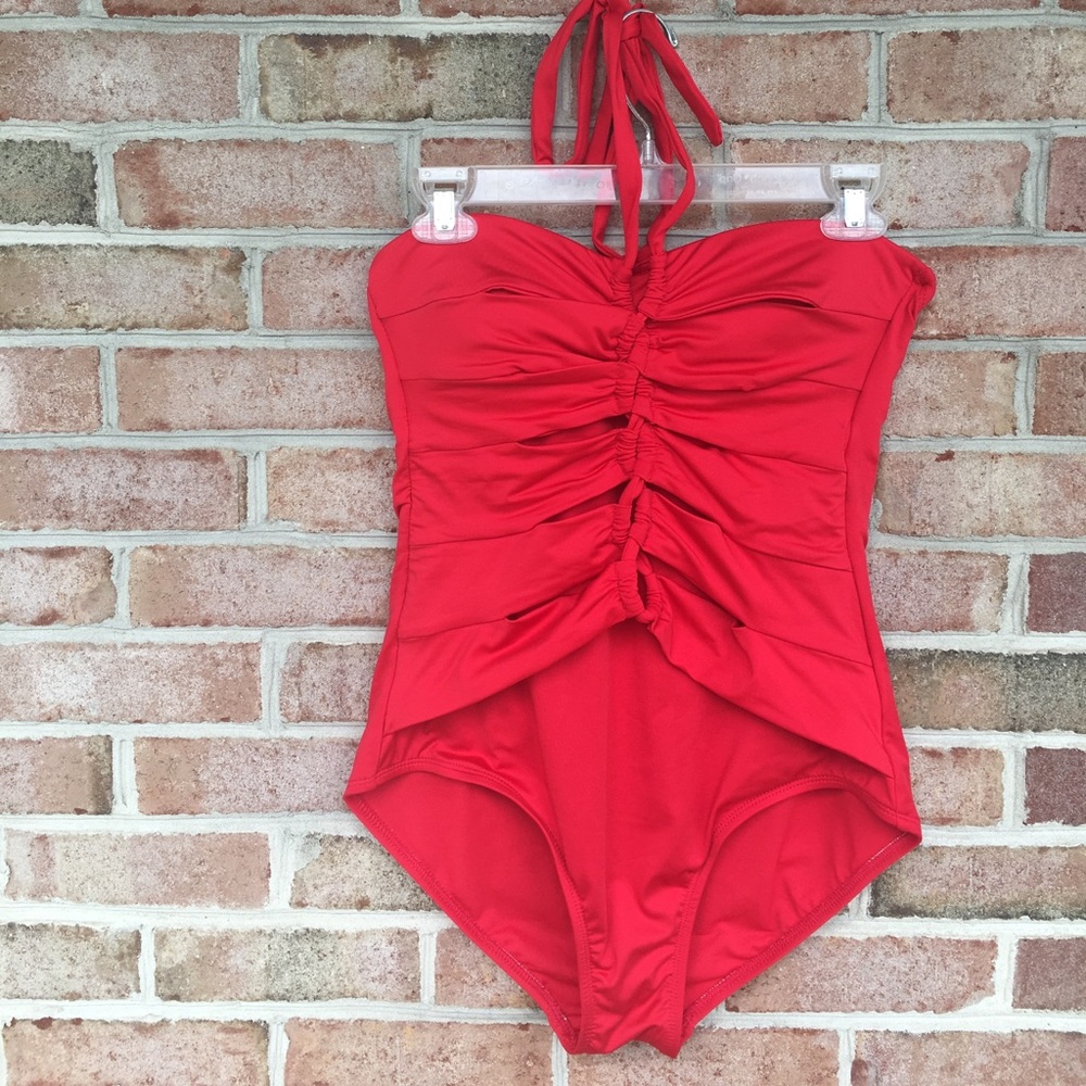✨SALE✨Gorgeous Red Apt. 9 One Piece Swimsuit Sz L