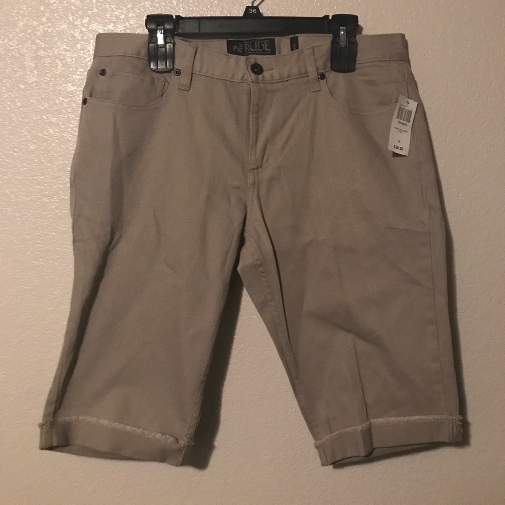 Rude from Hot Topic Skinny Shorts