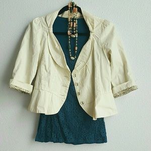 Anthropologie Hei Hei cropped blazer jacket
