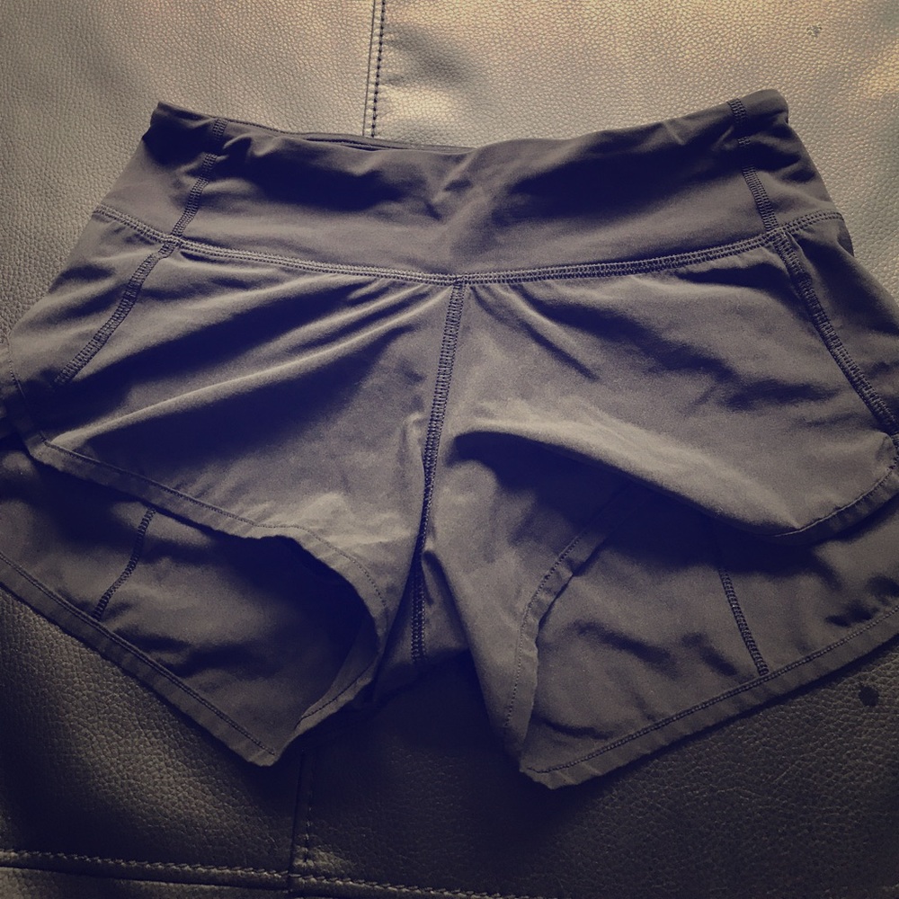 Black lulu lemon shorts