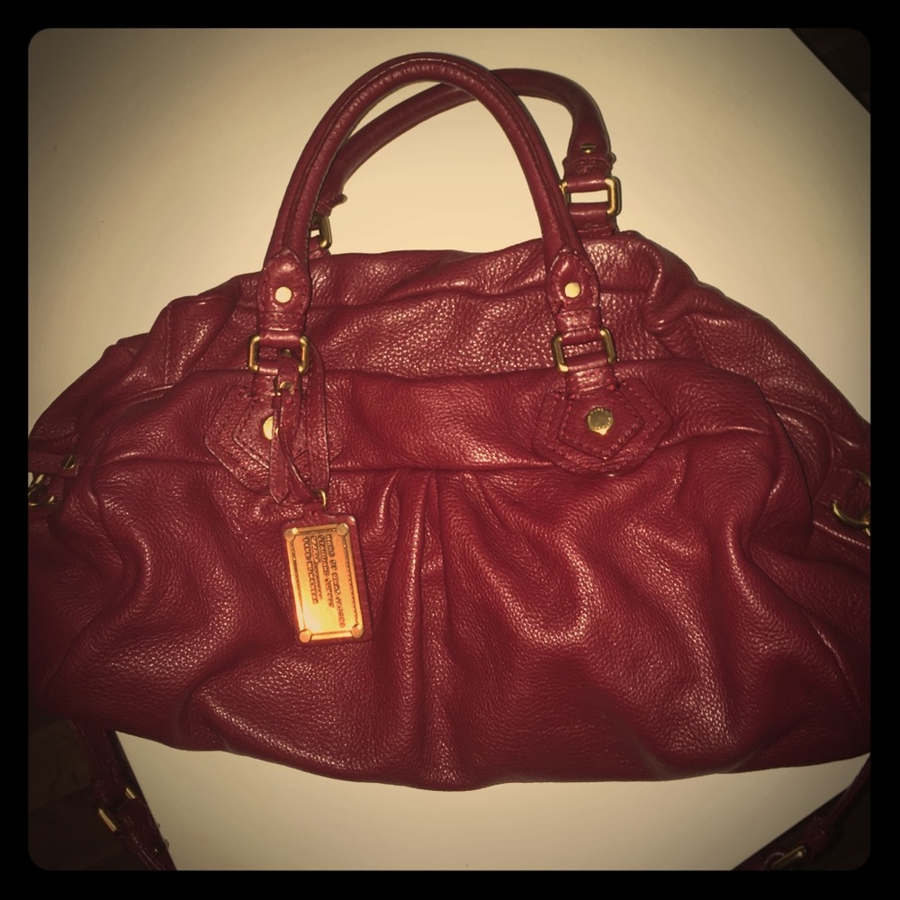 Red leather Marc Jacobs bag