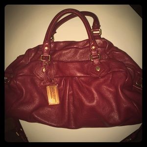 Red leather Marc Jacobs bag