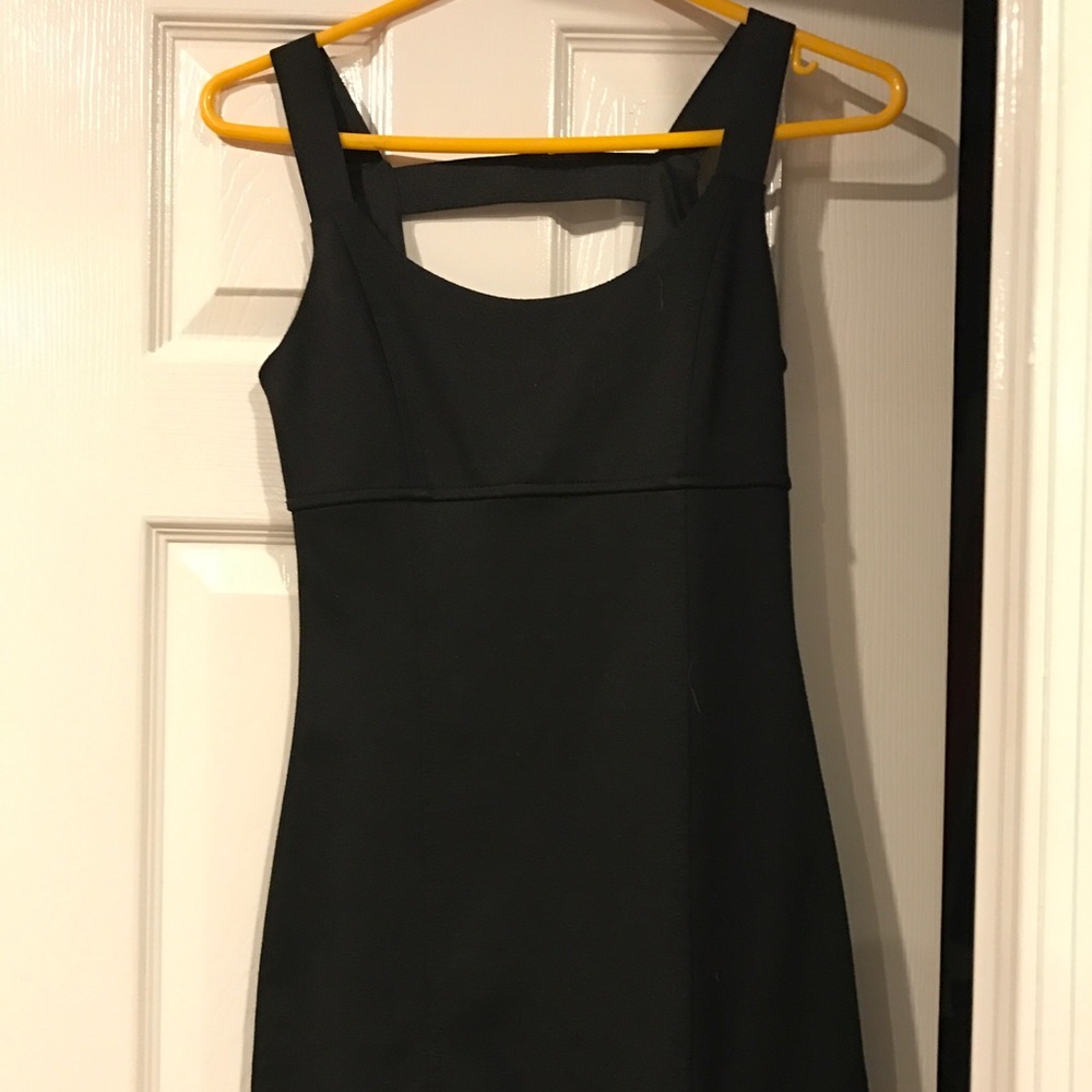 Black mini dress