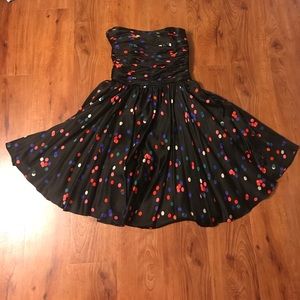 Gorgeous black Halston Heritage cocktail dress