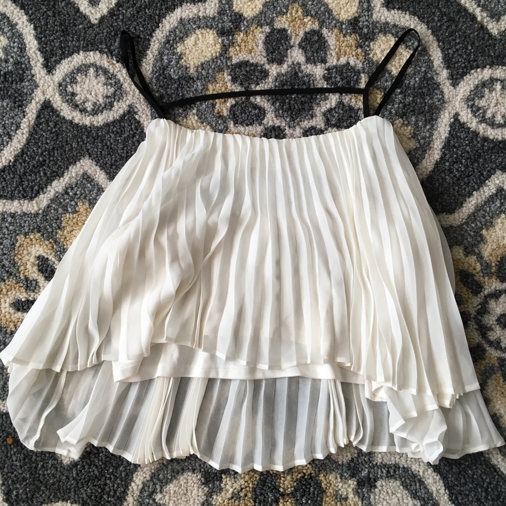 Express Ruffle Crop Top