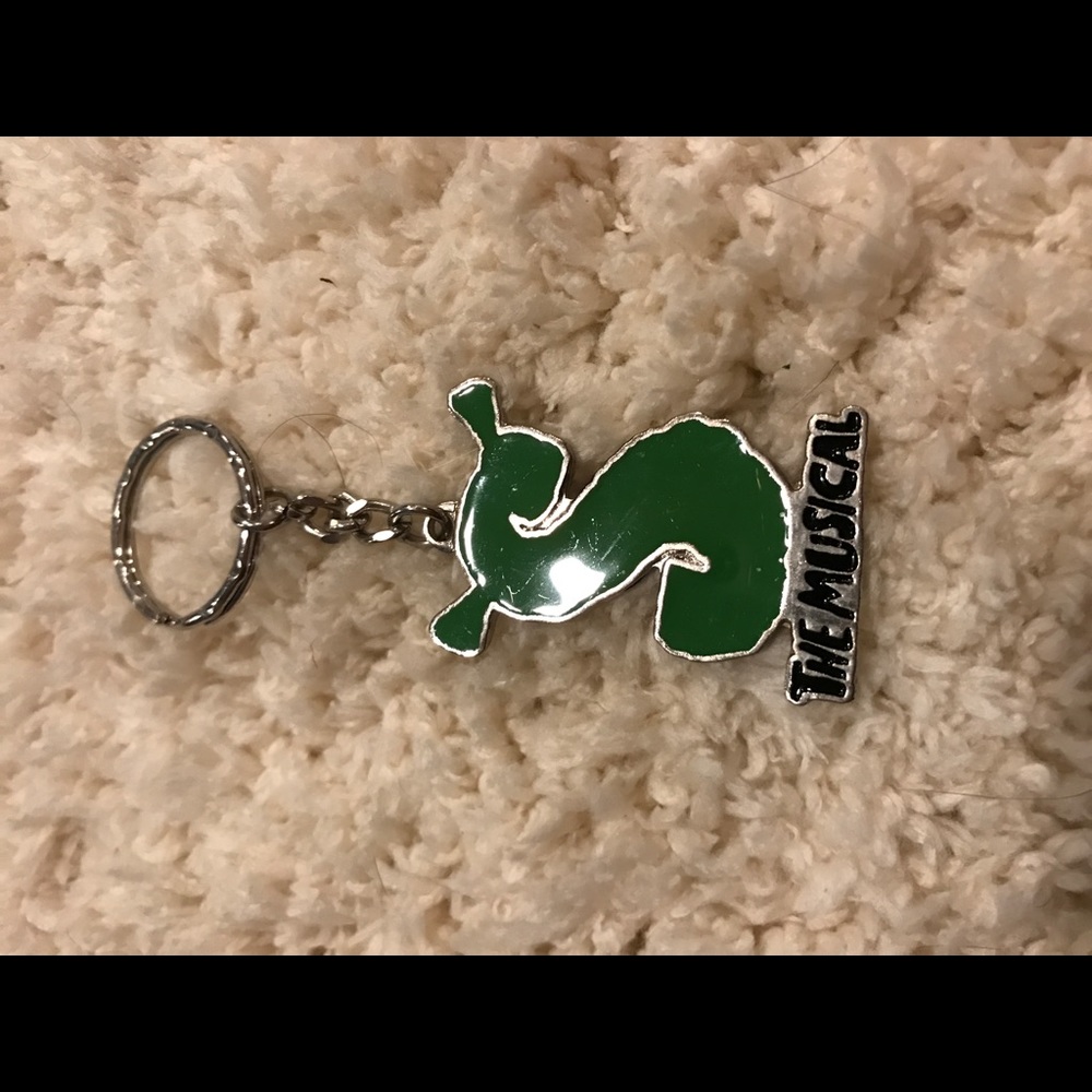 Shrek the musical keychain