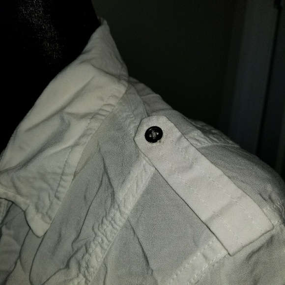 EXPRESS Soft Button Down Long Sleeve Shirt Blouse - Picture 7 of 8