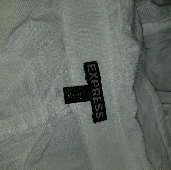 EXPRESS Soft Button Down Long Sleeve Shirt Blouse - Picture 8 of 8