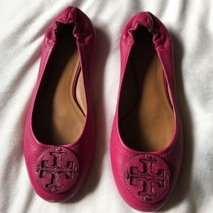 Tory Burch fuschia flats