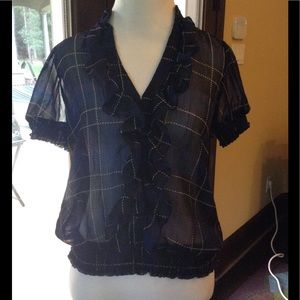 Navy Medium blouse.