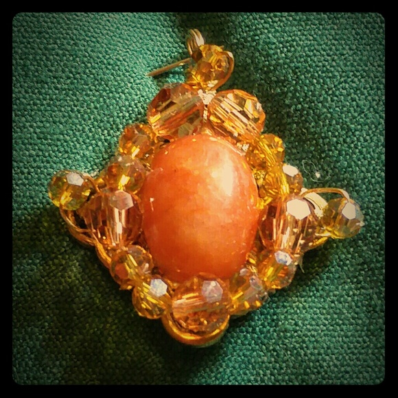 #0004 Artisan Handcrafted Carnelian Agate Pendant - Picture 1 of 1