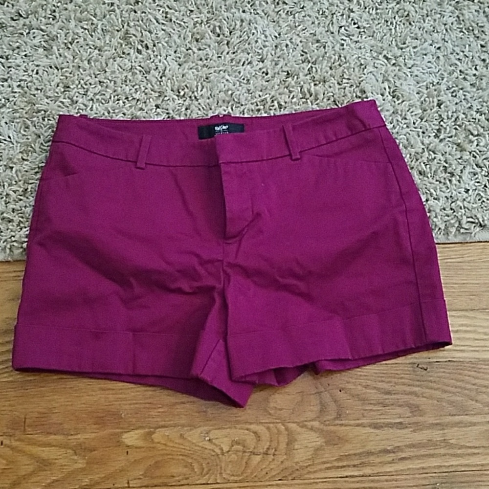 Mossimo Stretch Plum Shorts
