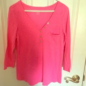 Lilly Pulitzer 3 quarter length sleeve shirt
