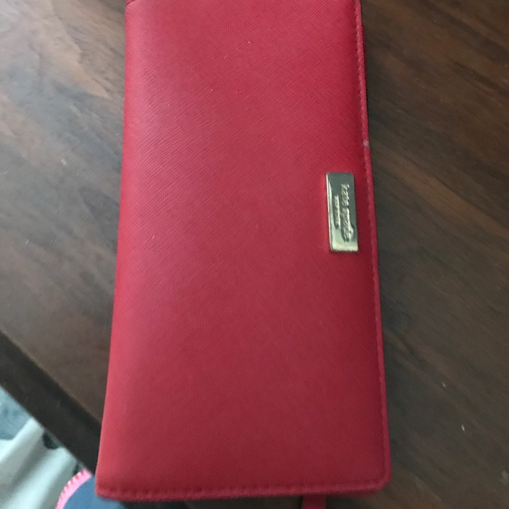 Kate spade red wallet
