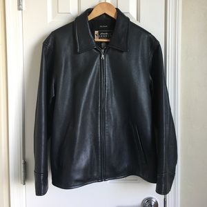 Eddie Bauer Legend EUC leather Jacket Sz M
