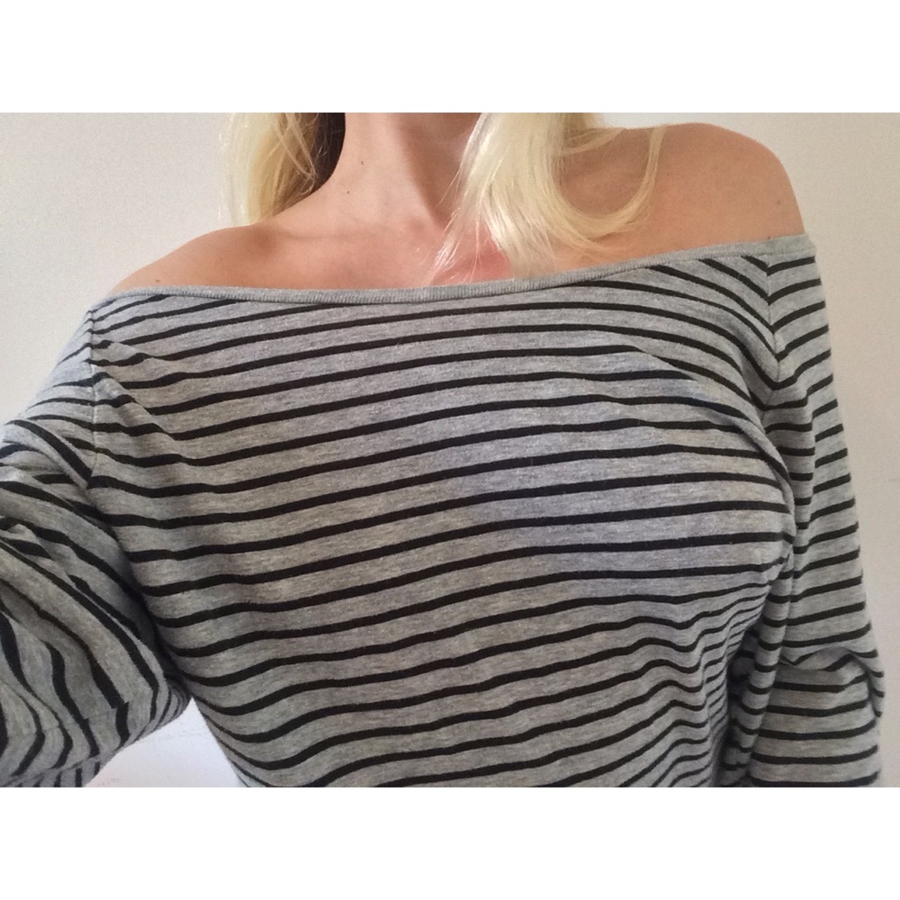 • SOLD •Victoria's Secret pink striped long sleeve