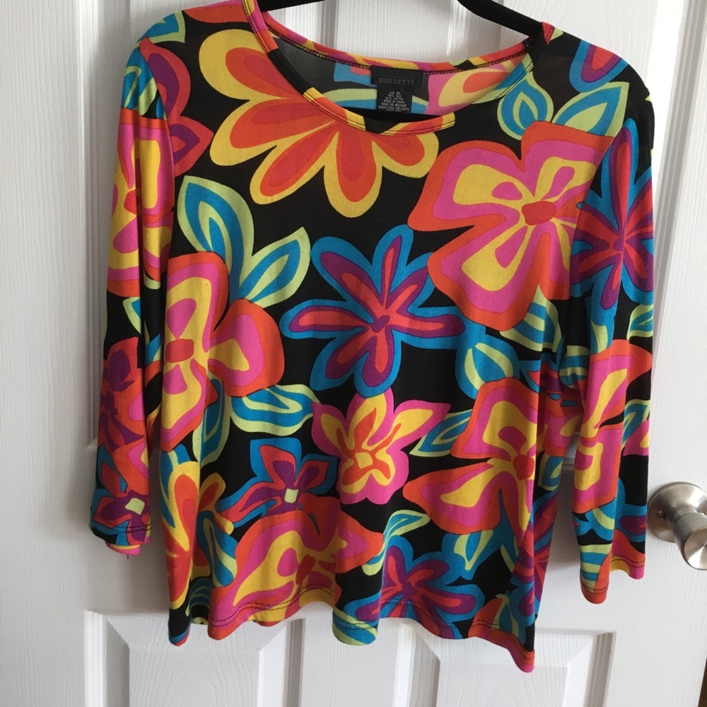 3/4 length sleeve blouse
