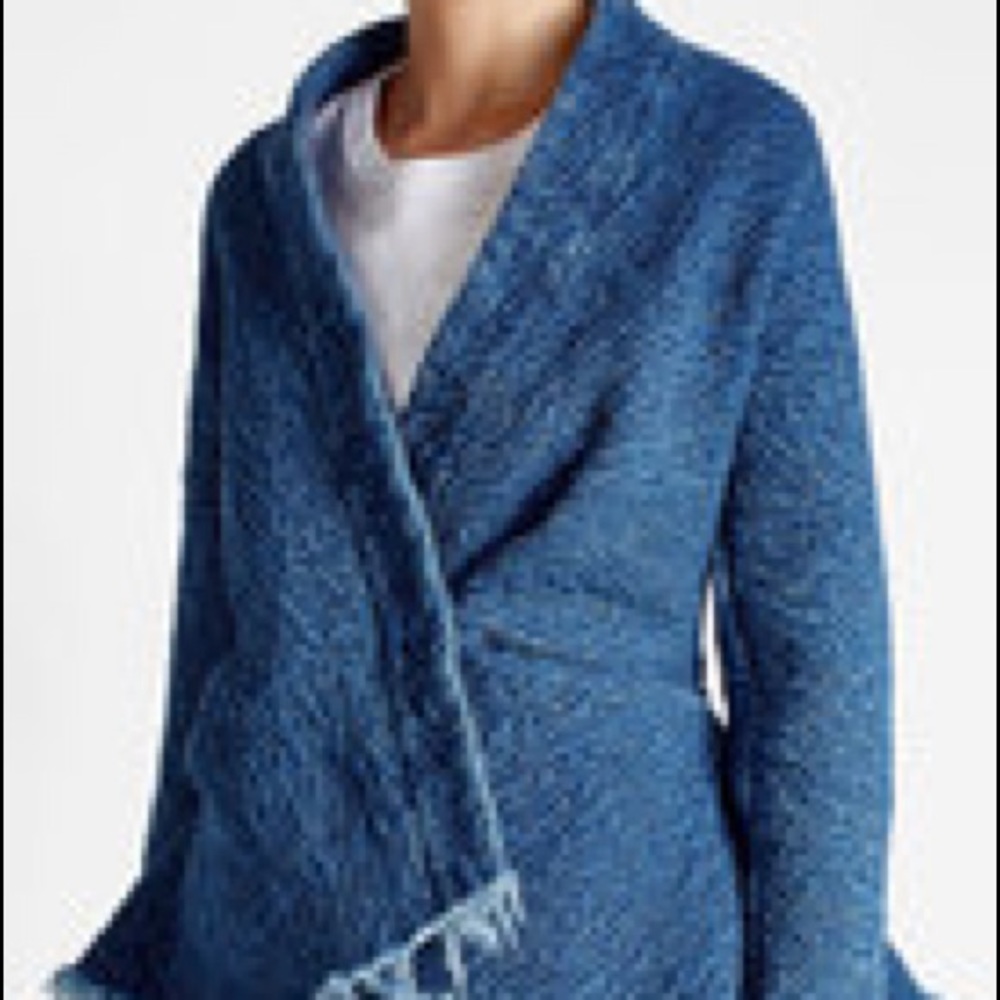 Marques' Almeida Denim Kimono jacket - Picture 4 of 8