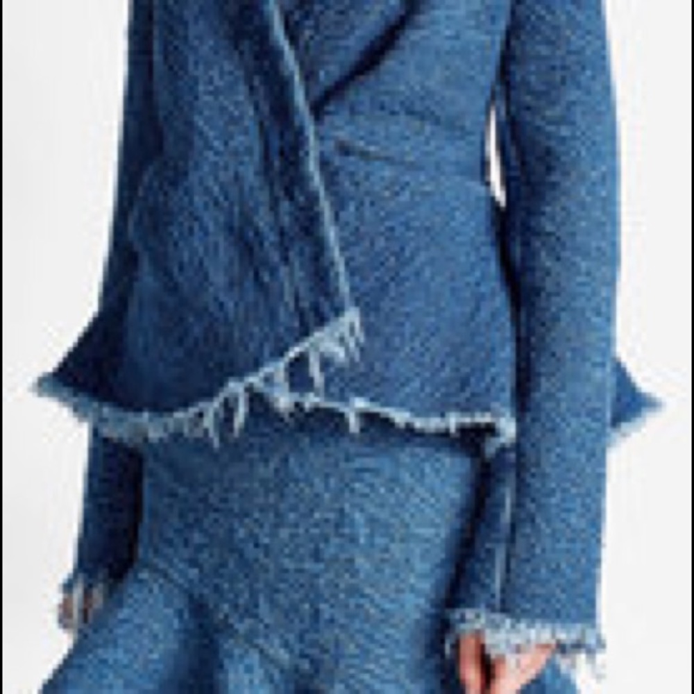 Marques' Almeida Denim Kimono jacket - Picture 6 of 8