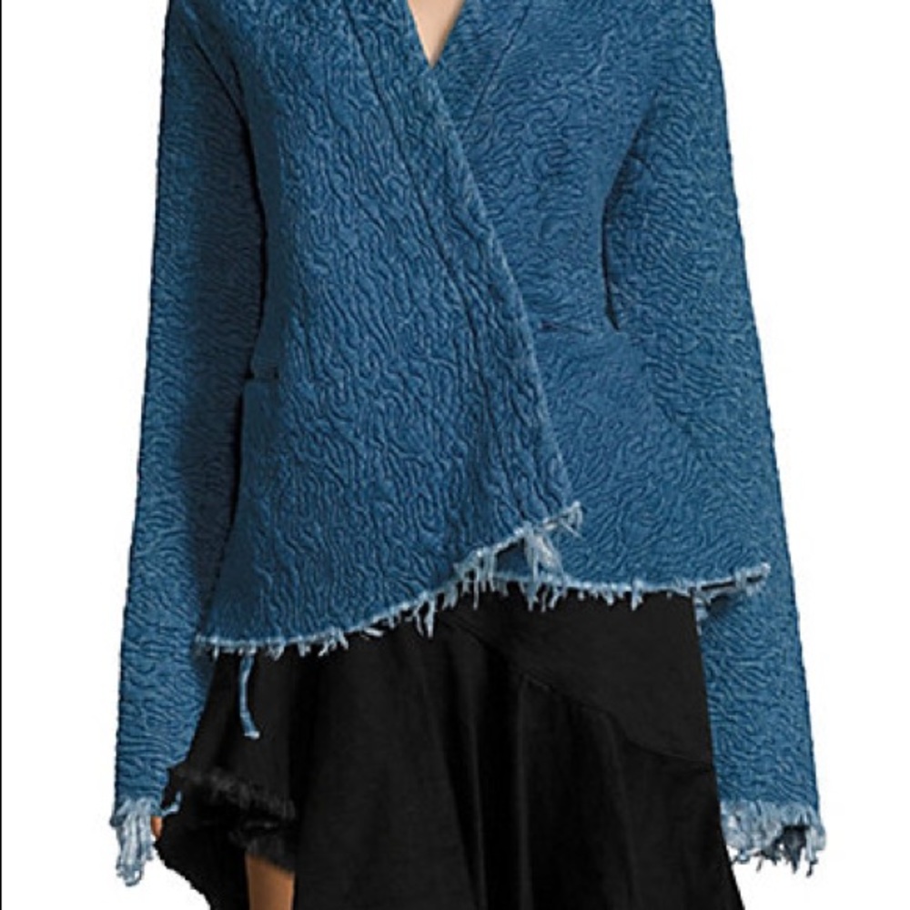 Marques' Almeida Denim Kimono jacket - Picture 7 of 8