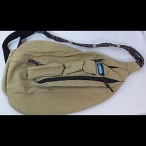 Khaki Kavu rope sling back.