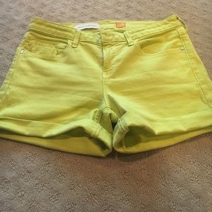 Anthropologie Citrus Jean Shorts