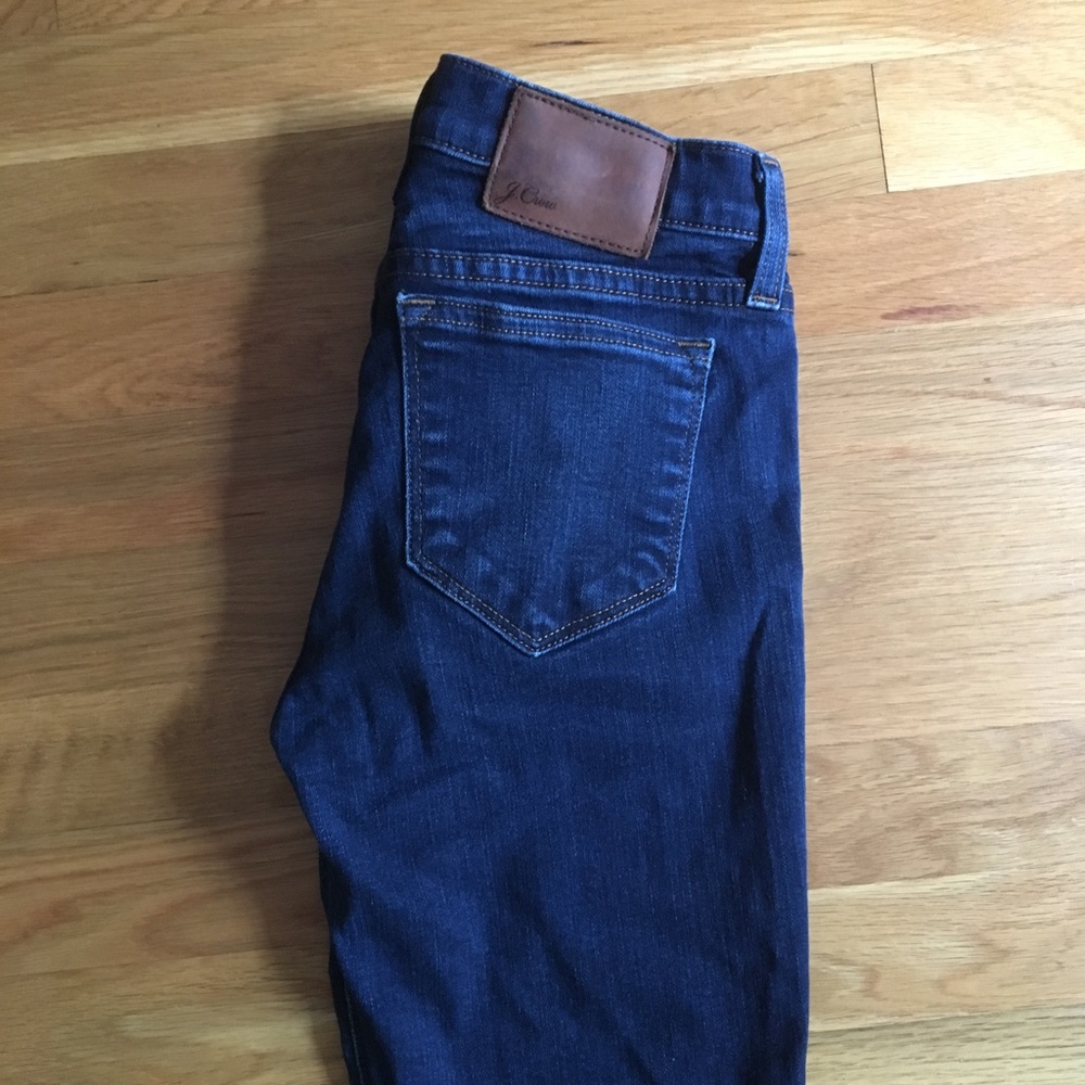JCrew Rinse Wash Toothpick/skinny Jeans