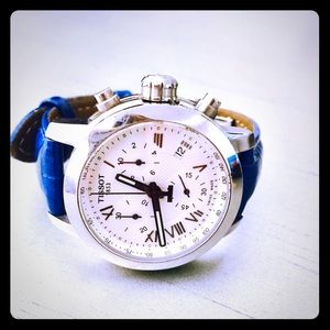 Tissot Blue Leather Watch (Women)