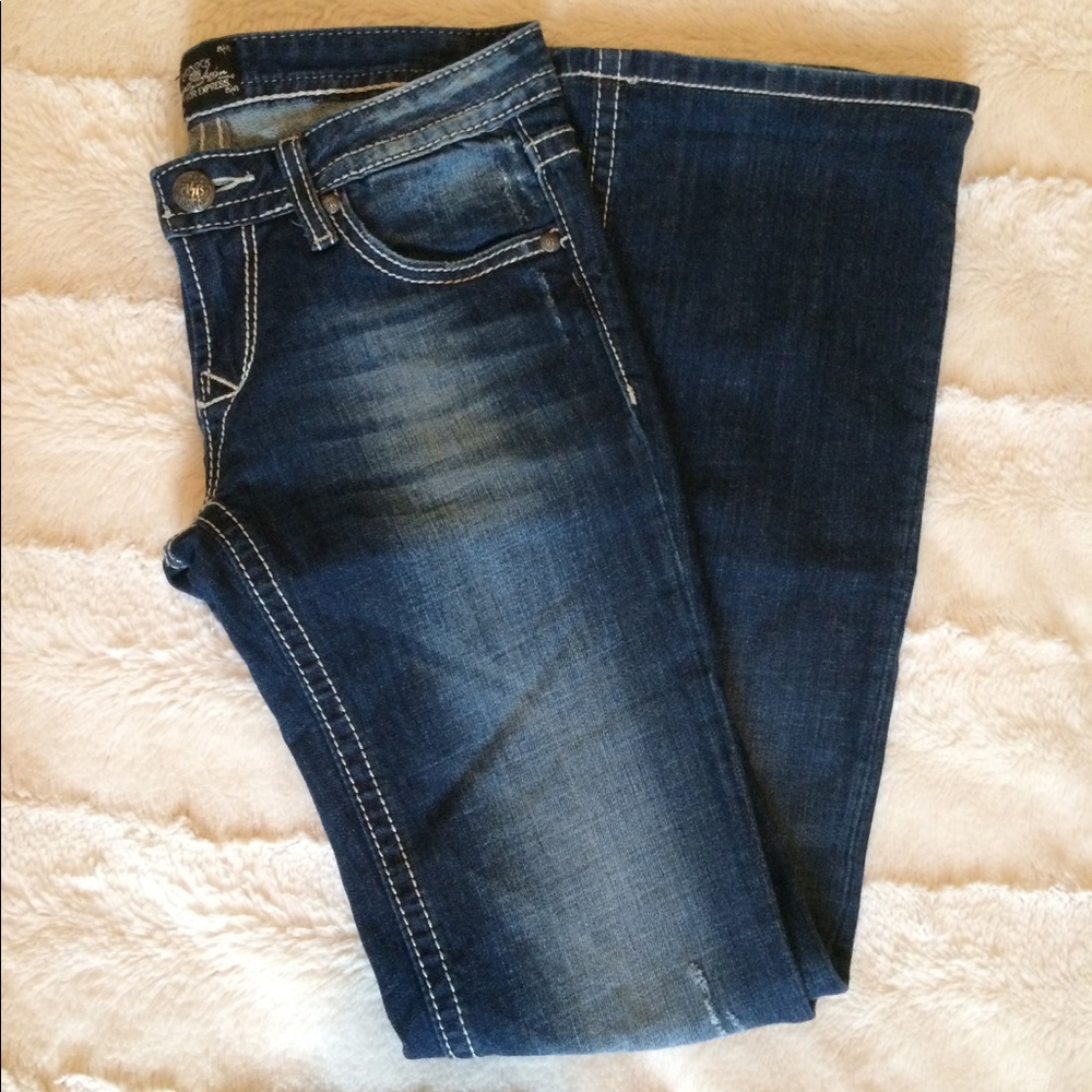 • SOLD • Rerock for Express women's bootcut jeans