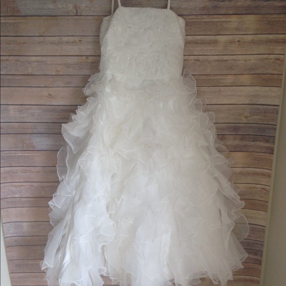 Formal White Kids Dress