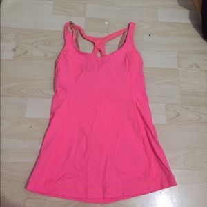LuLuLemon pink tank