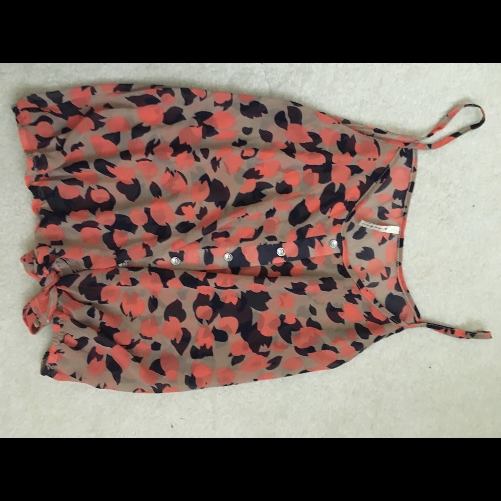 Sheer cami tank top