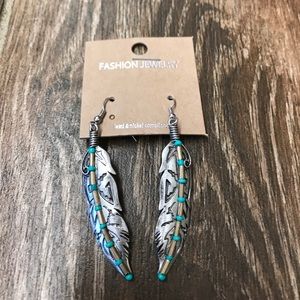 Feather earrings